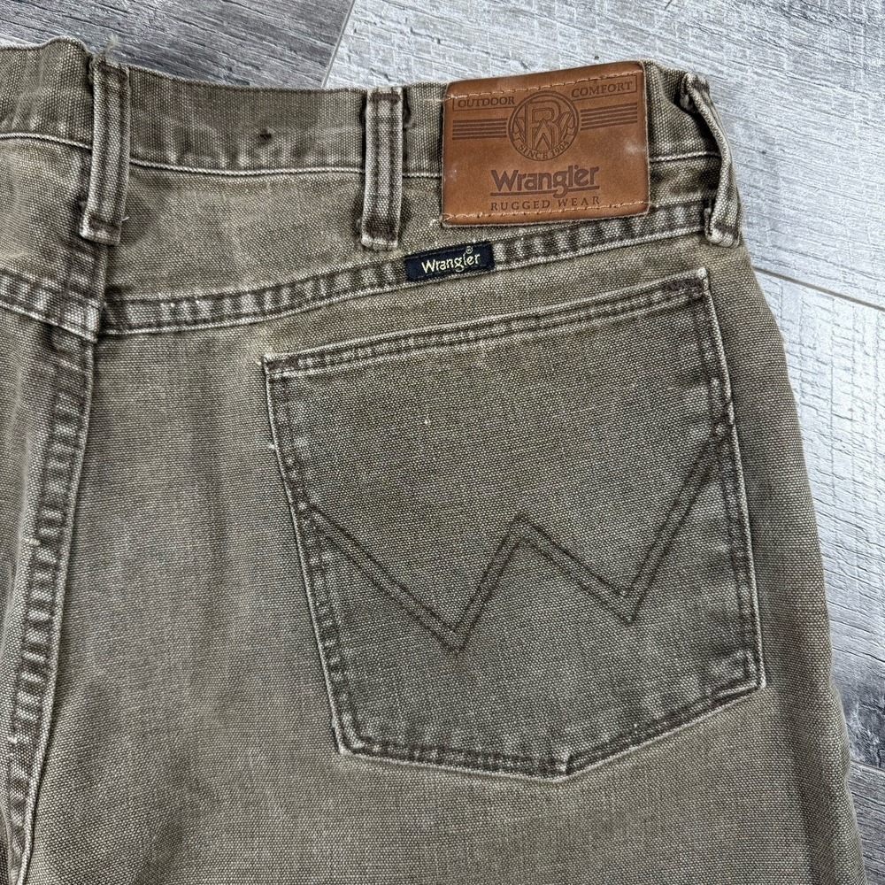 Vintage 80's Wrangler Rugged Gear Brush Field Pants 33145NB USA Made 34X31